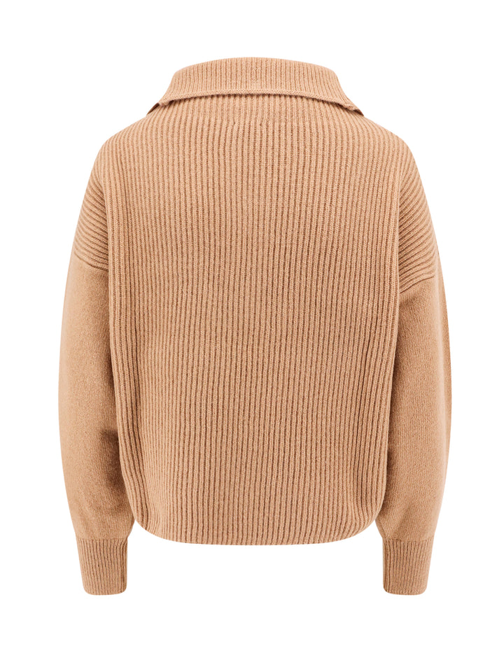 Ribbed wool and cashmere sweater