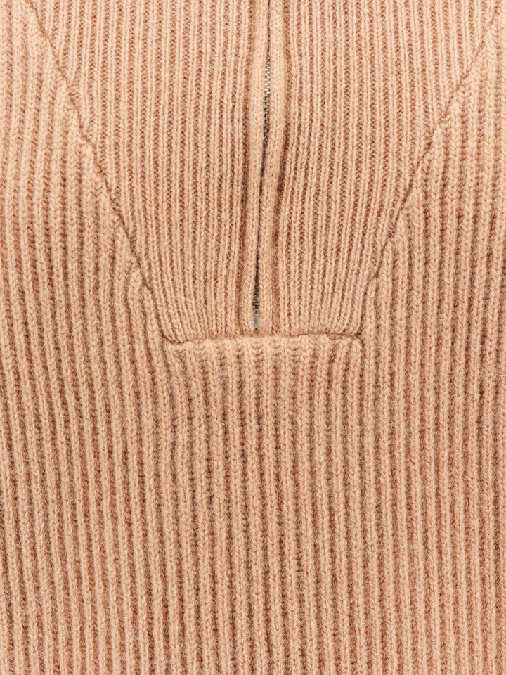 Ribbed wool and cashmere sweater