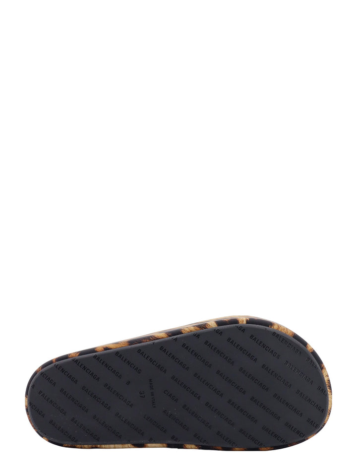 Rise Sandals with Animalier print