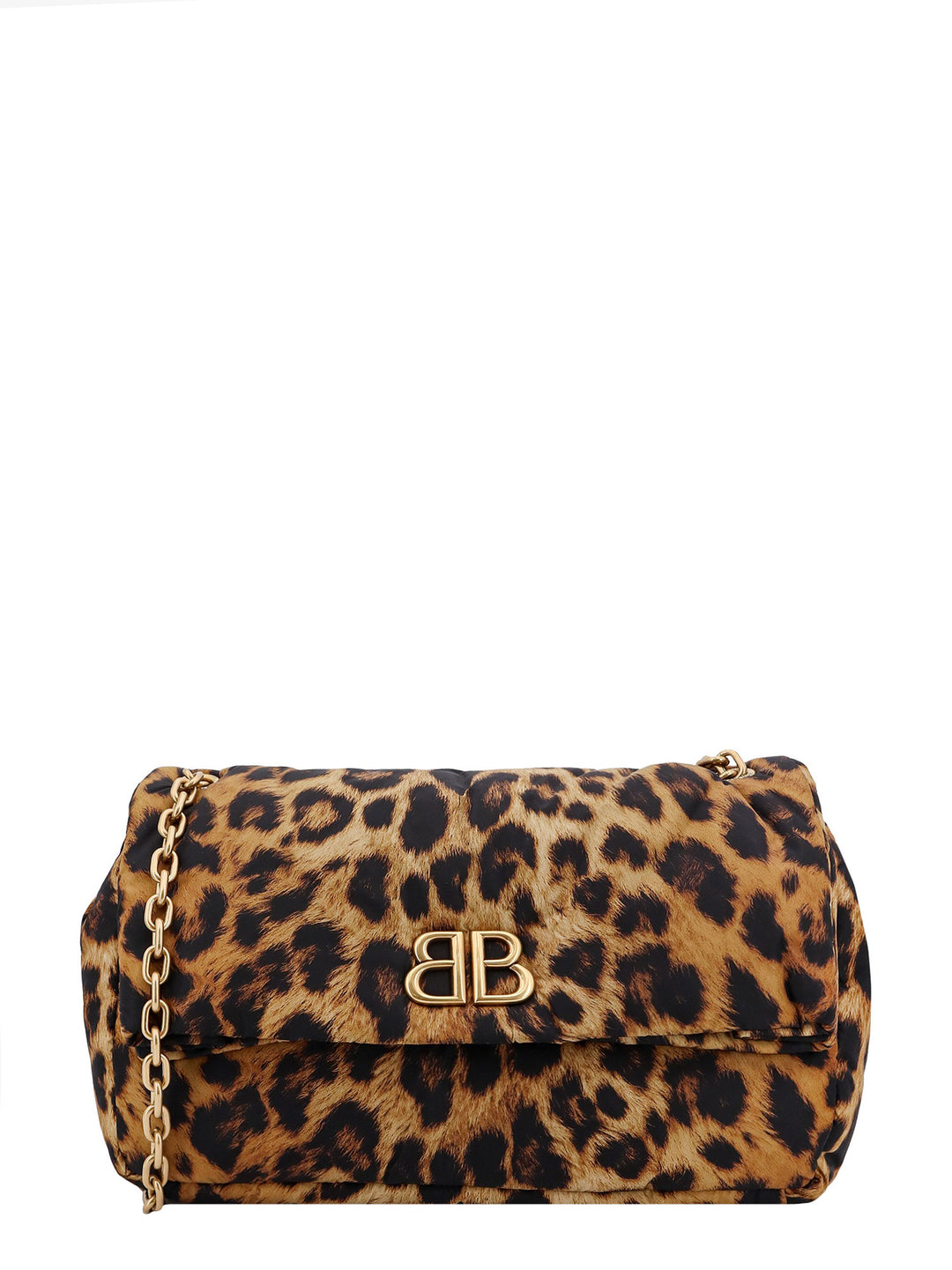 Animalier nylon shoulder bag with Monaco BB logo