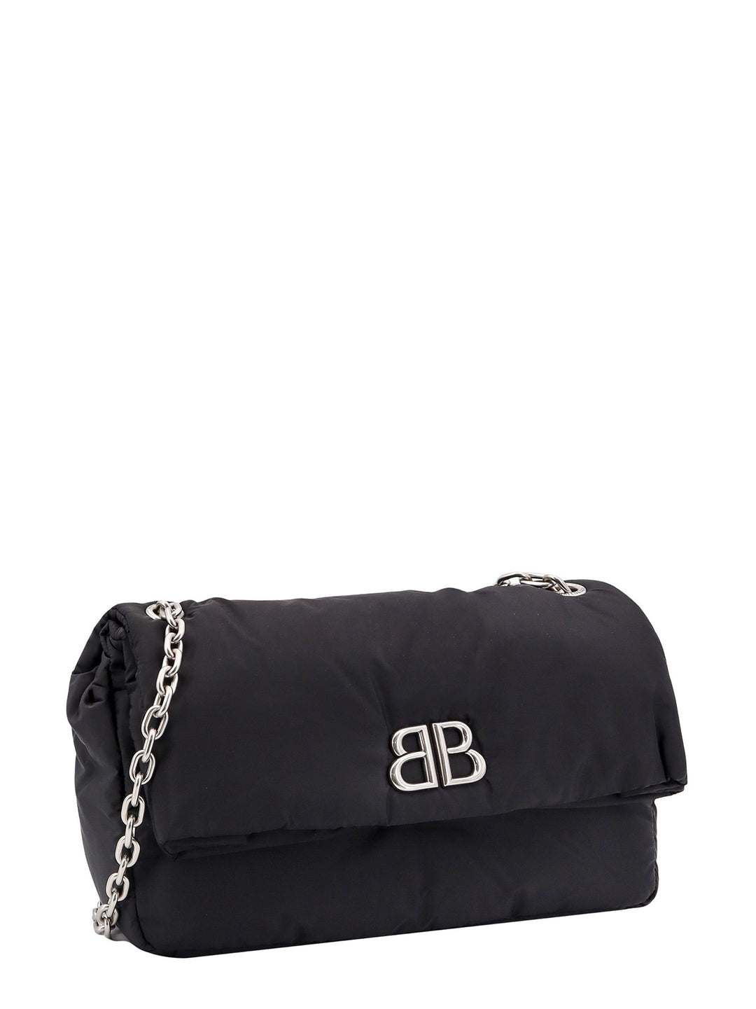 Recycled nylon shoulder bag with Monaco BB logo