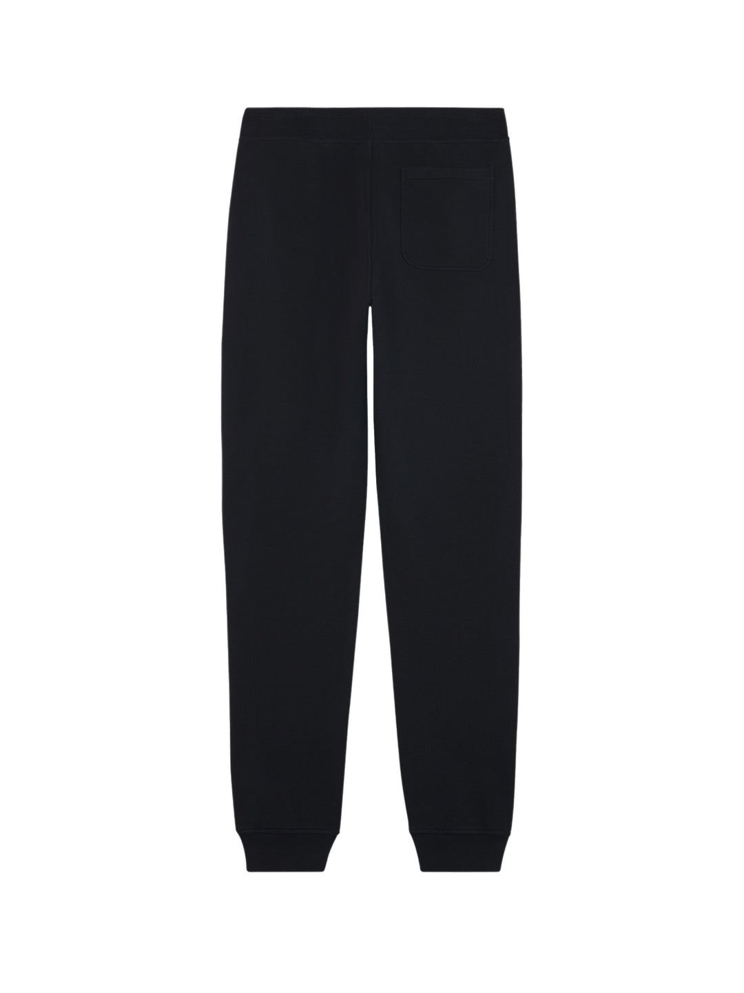 Cotton jogging trousers with embroidered logo patch on the front