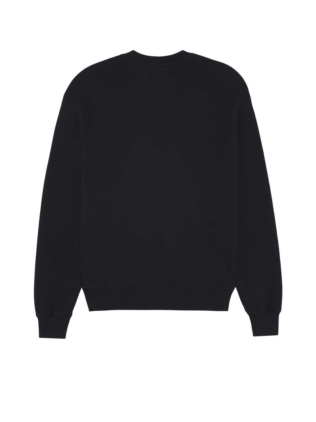 Cotton sweatshirt with iconic embroidered logo on the front