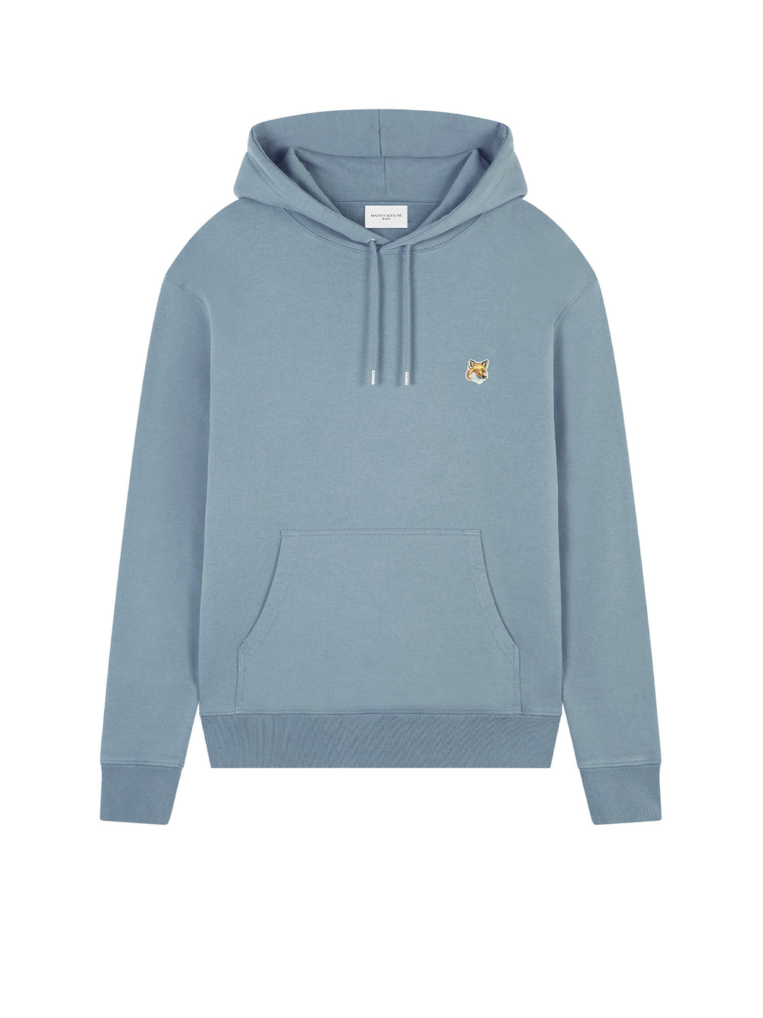 Cotton sweatshirt with iconic embroidered logo on the front