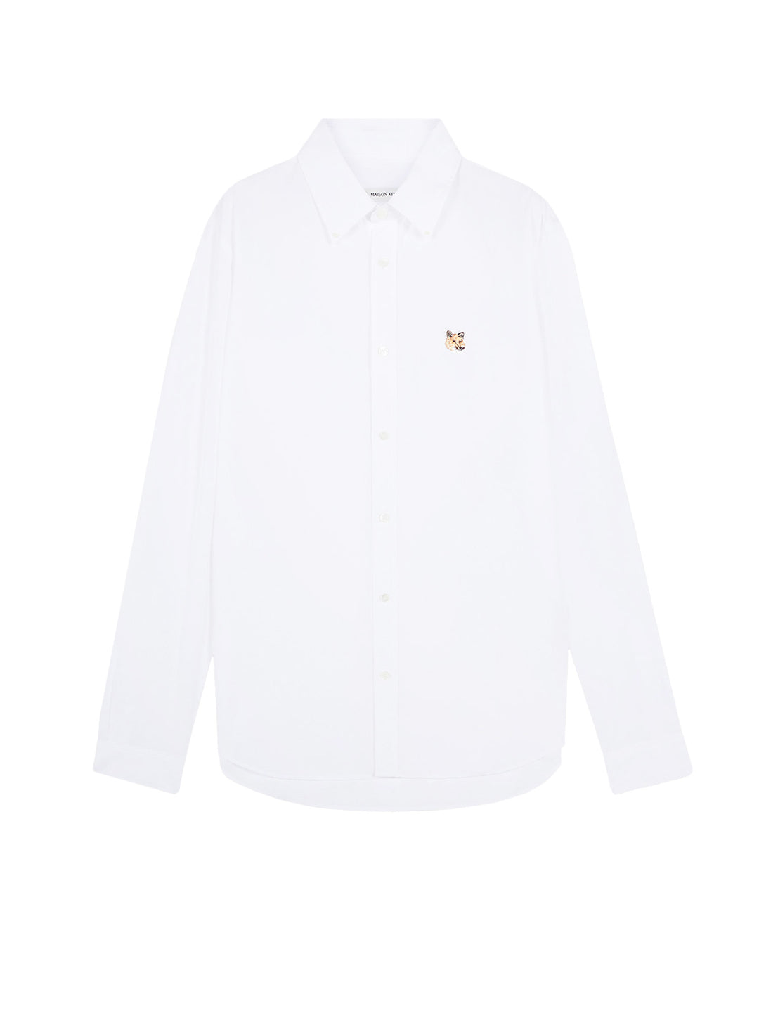 Oxford cotton shirt with embroidered Foxy logo