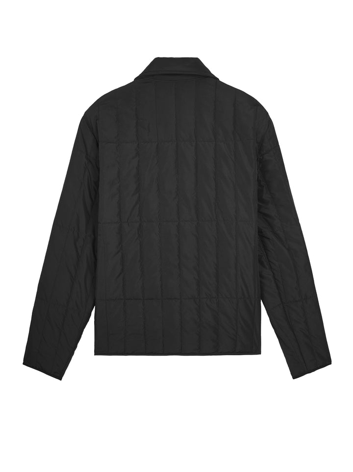 Quilted technical material jacket with rubber Foxy patch