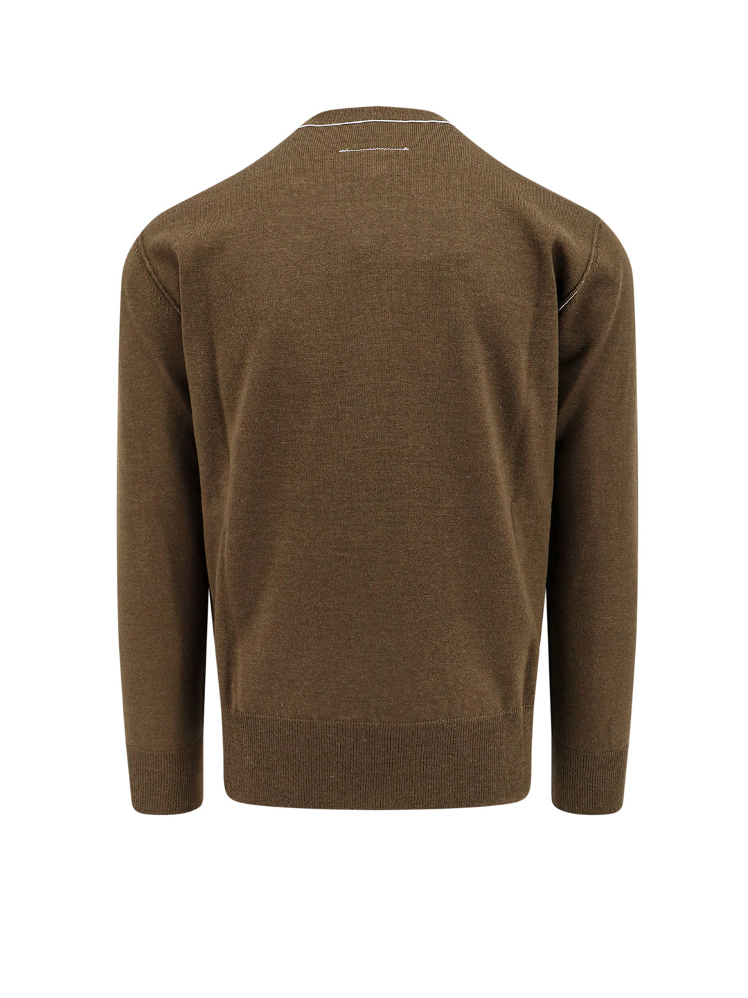 Wool blend sweater with Numeric Signature patch