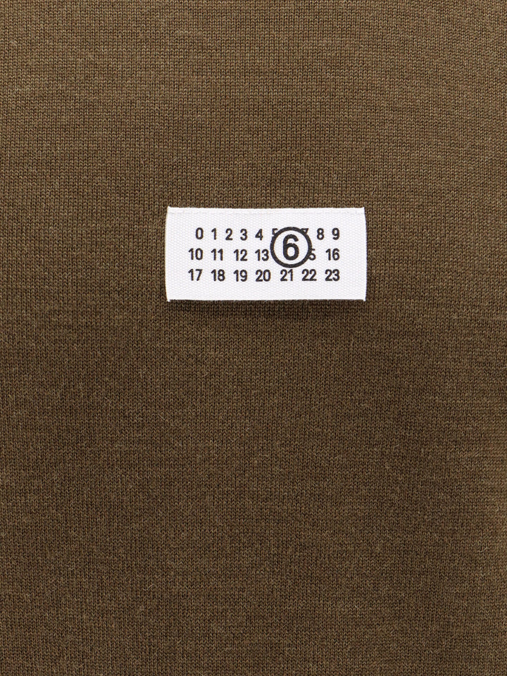 Wool blend sweater with Numeric Signature patch