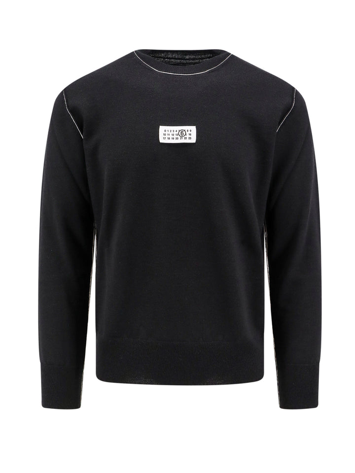 Wool blend sweater with Numeric Signature label