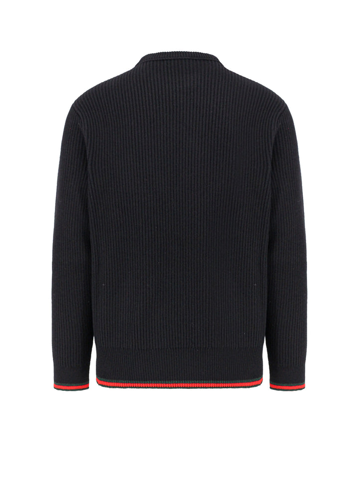 Ribbed wool and cashmere sweater