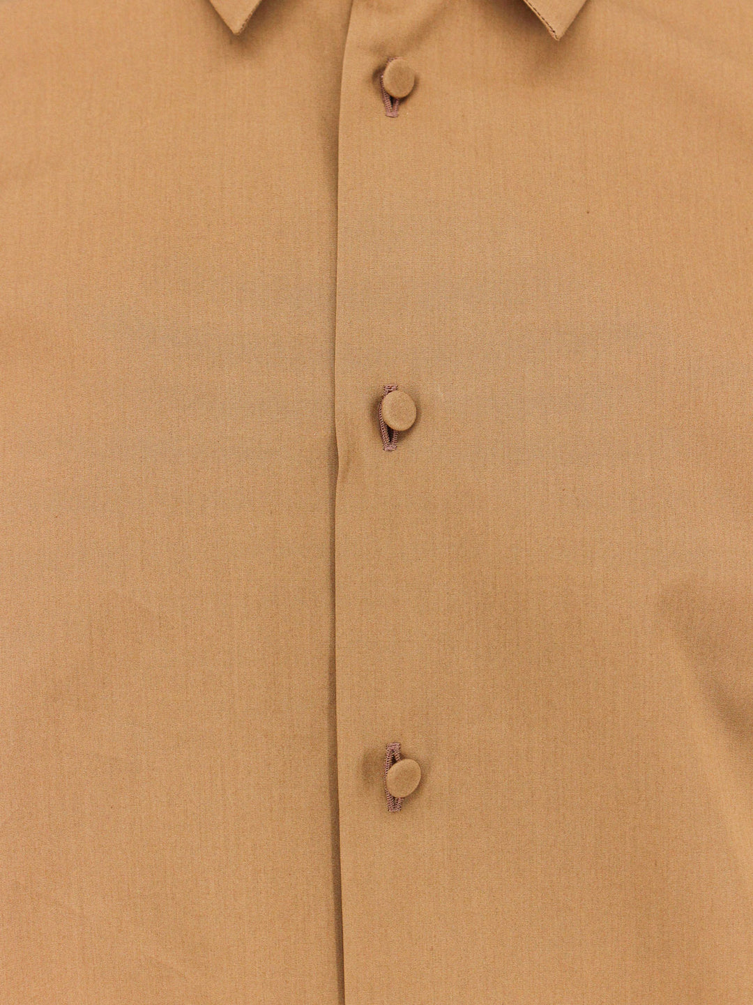 Cotton shirt with Gucci embossed detail