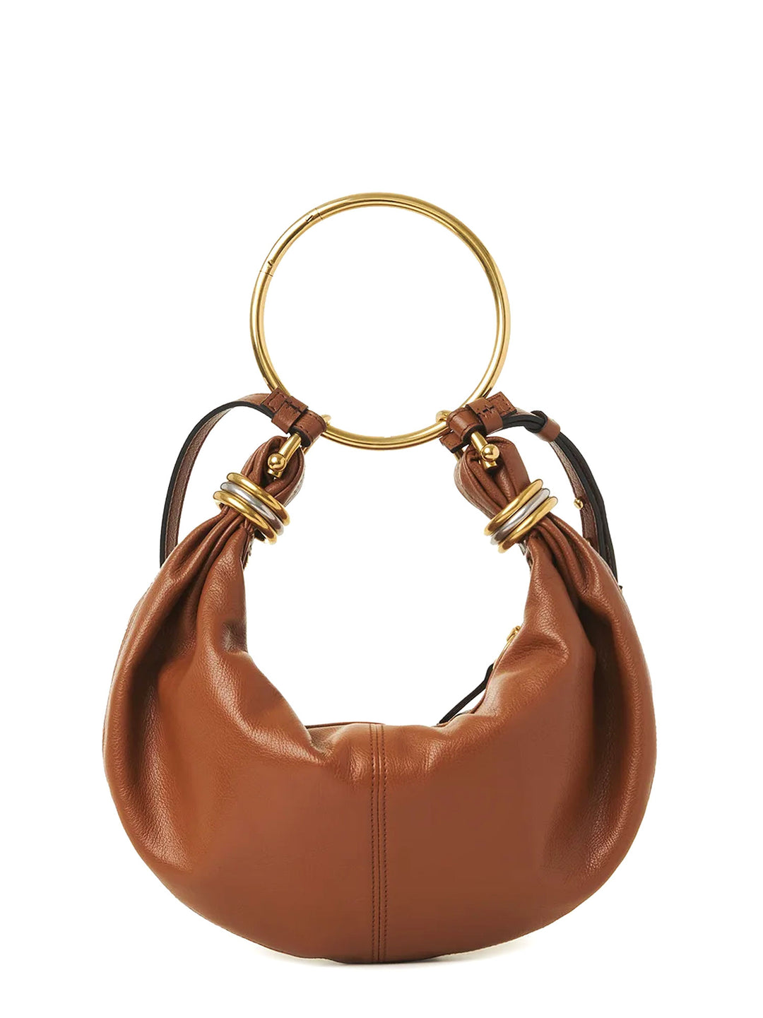 Bracelet Hobo leather bag