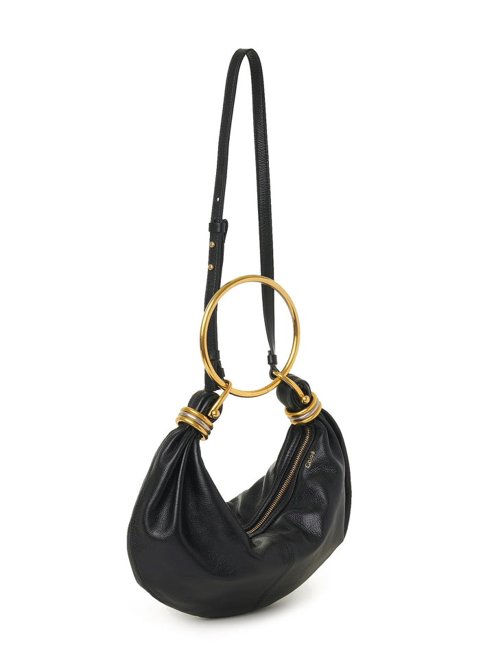 Bracelet Hobo leather bag