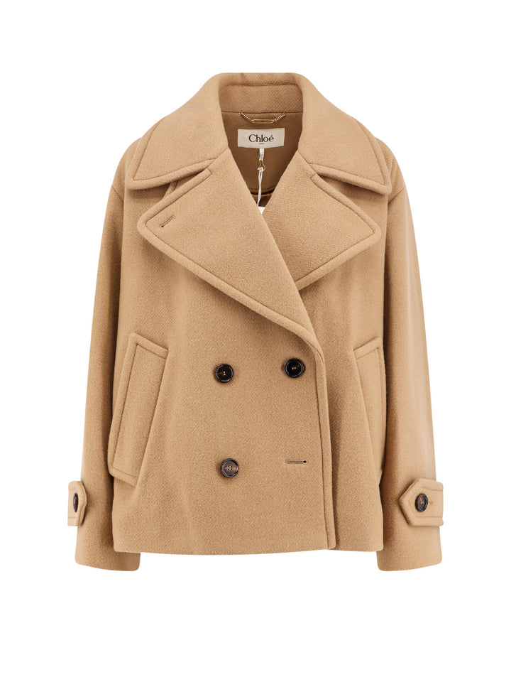 Virgin wool blend coat