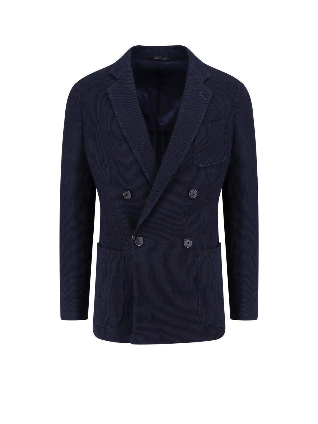 Virgin wool and viscose blazer