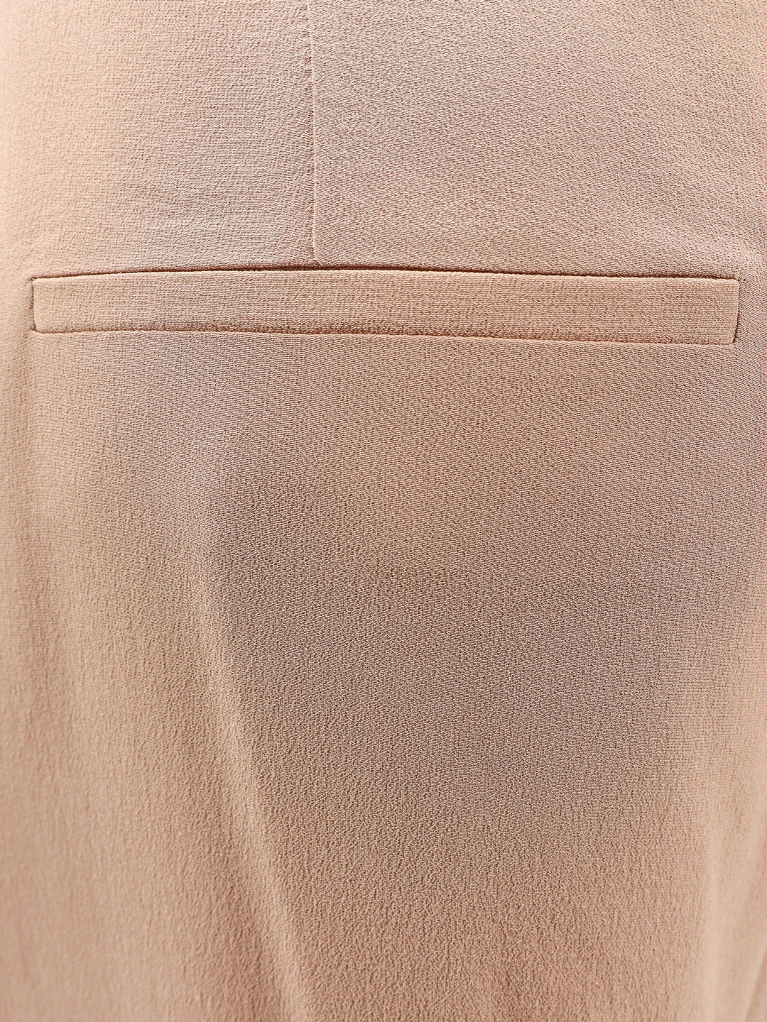 Certified silk trouser with frontal pinces