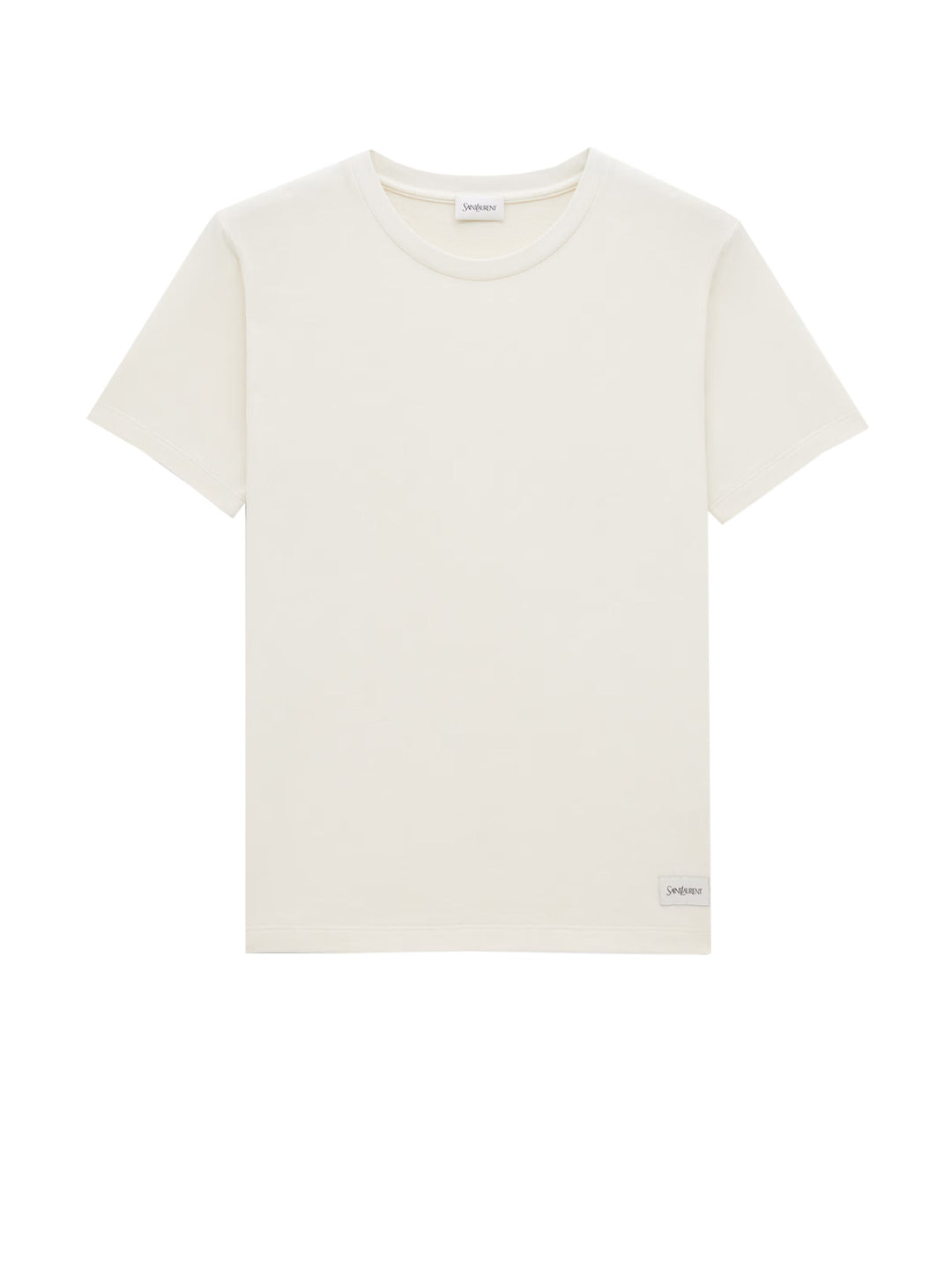 Cotton t-shirt with logo tag