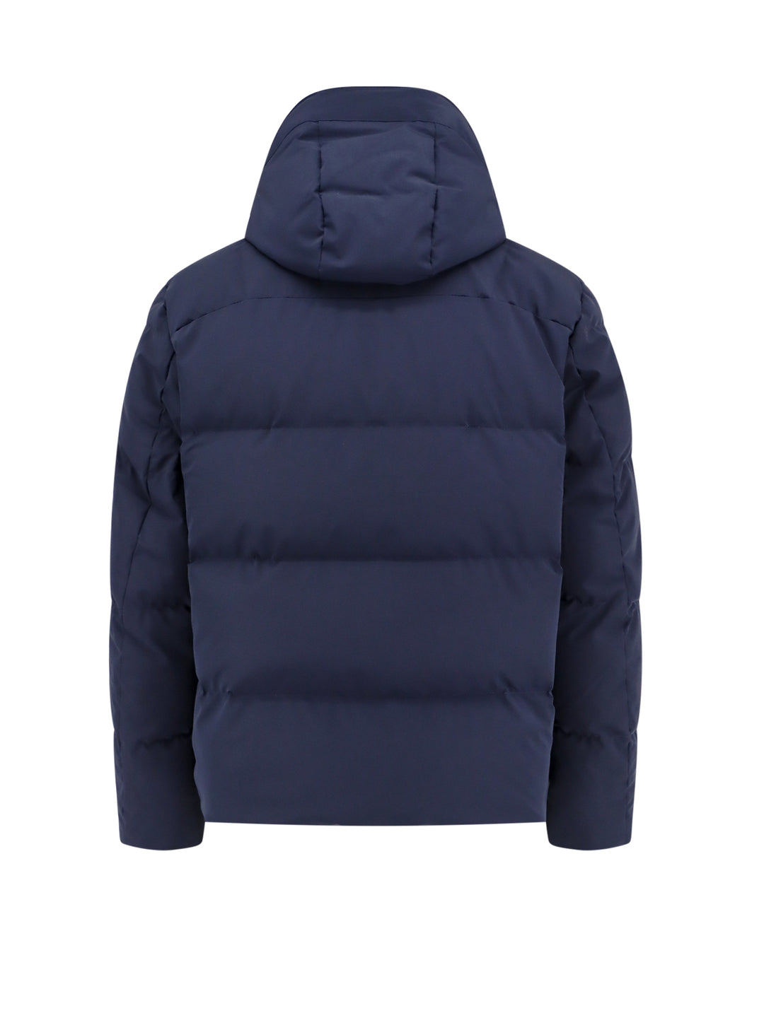 Padded and quilted nylon jacket