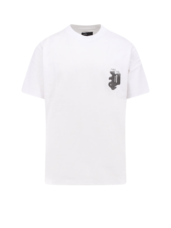 Cotton t-shirt with logo print