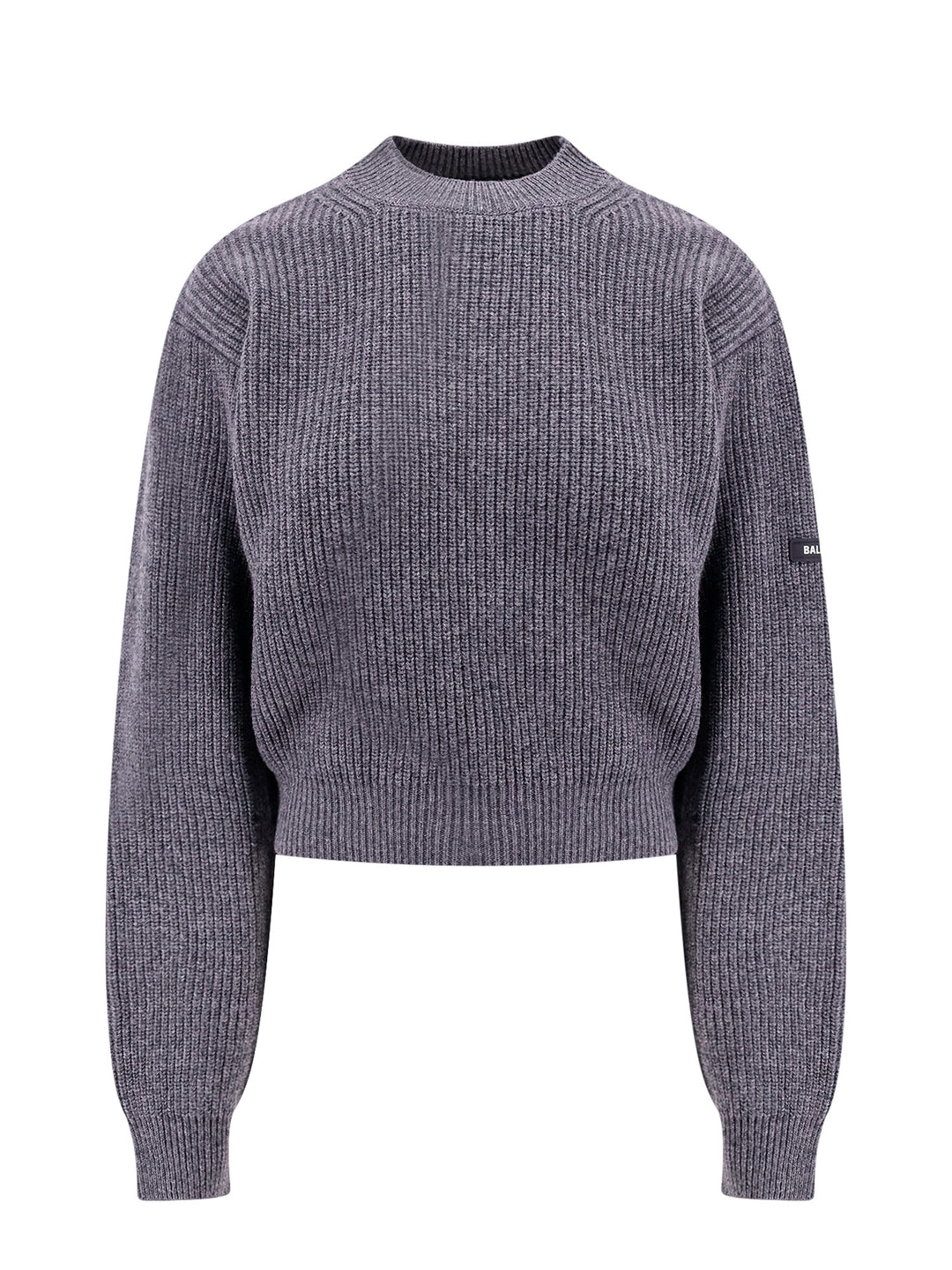 Cropped wool sweater