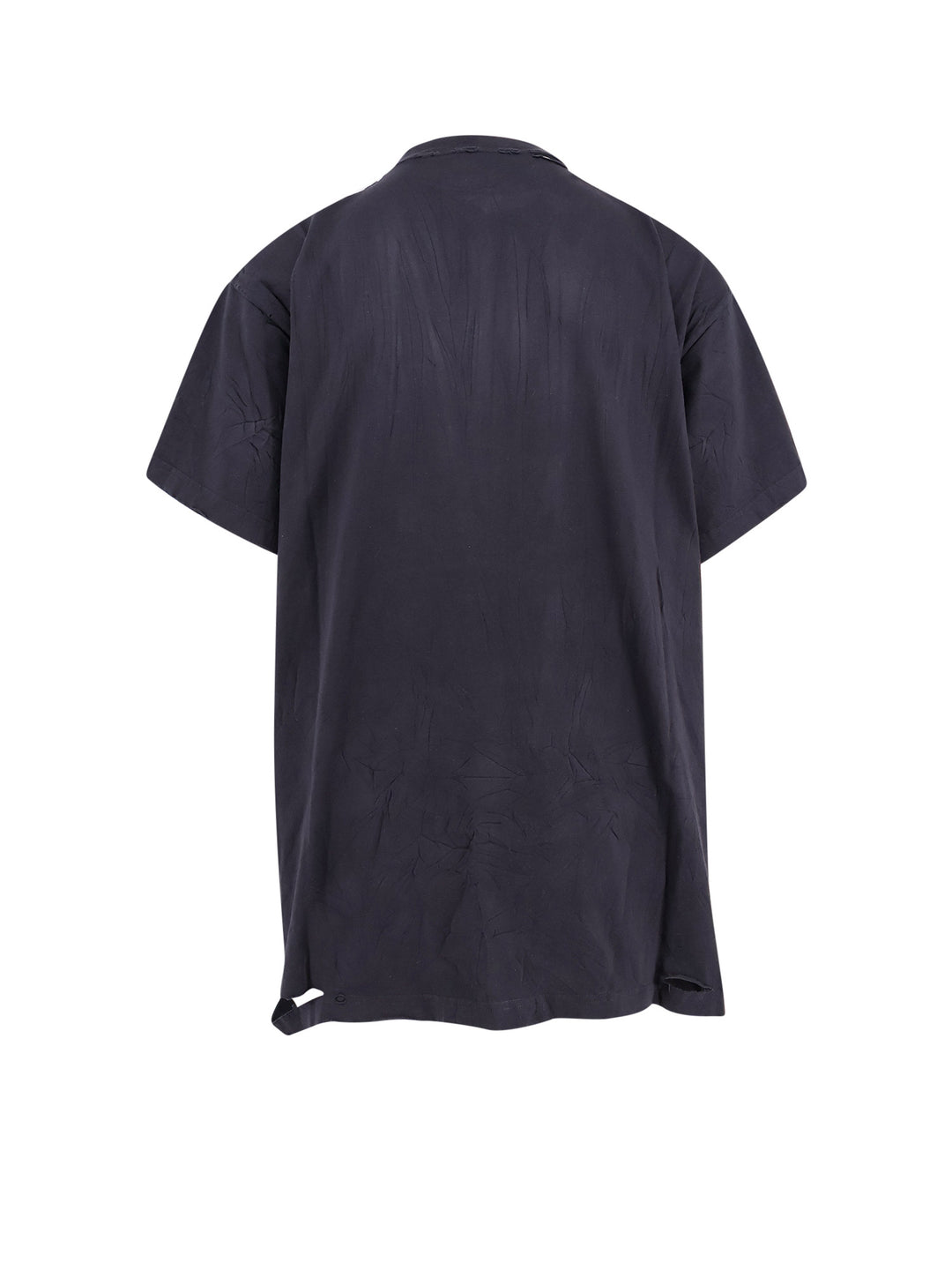 Oversize cotton t-shirt with wrinkled look