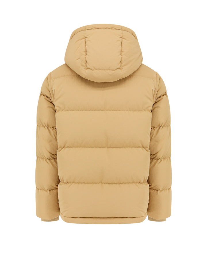 Padded and quilted nylon jacket with B Shield detail