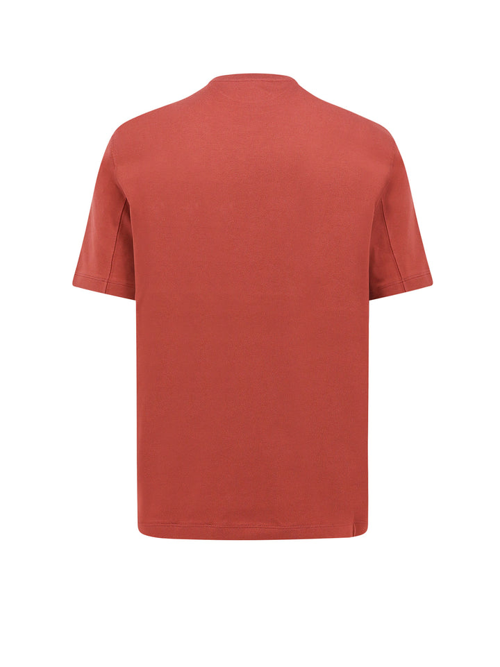 Cotton t-shirt with contrasting profiles