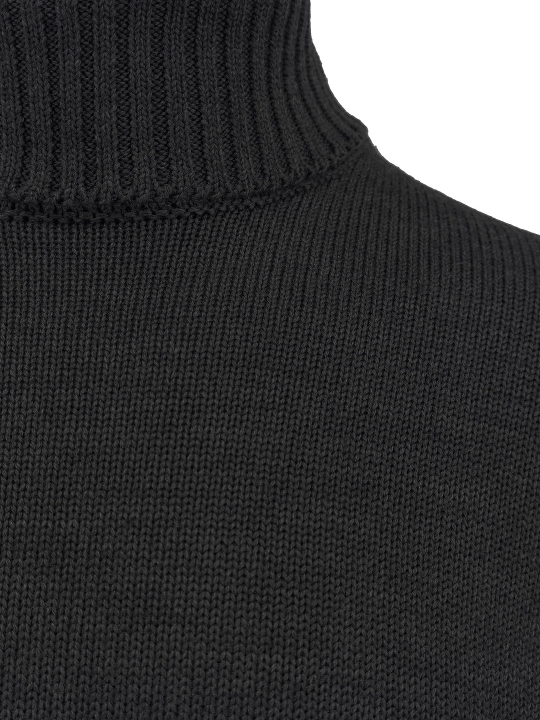 Ribbed virgin wool sweater