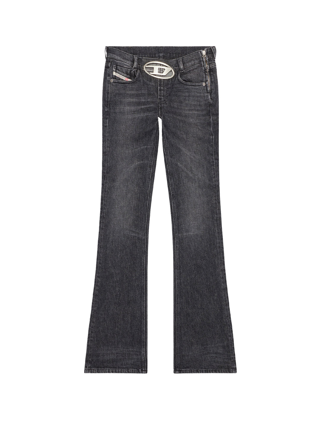 Cotton jeans with metal Oval-D logo