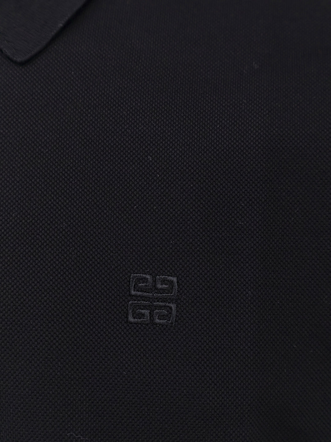 Piqué cotton polo shirt with 4G embroidery