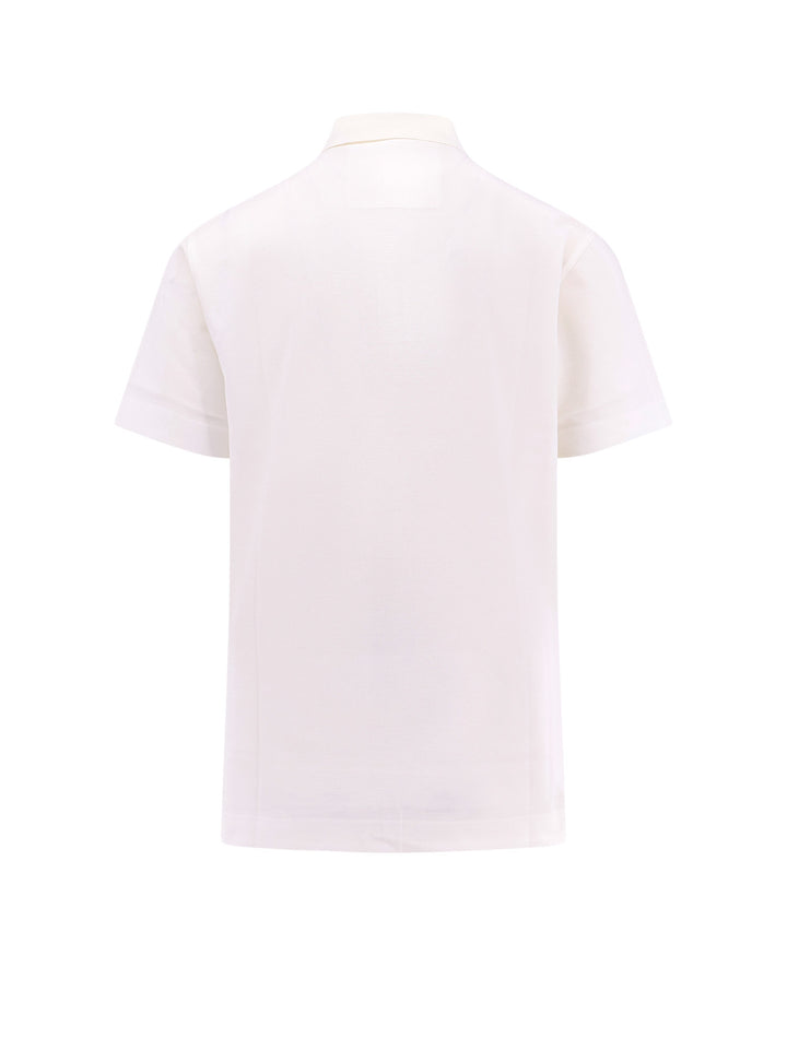 Piqué cotton polo shirt with 4G embroidery