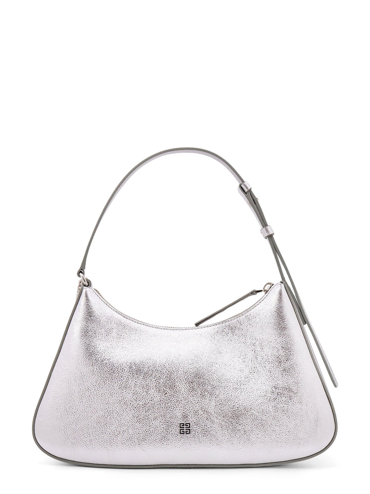 Lucky Lock Metallic Leather Shoulder Bag