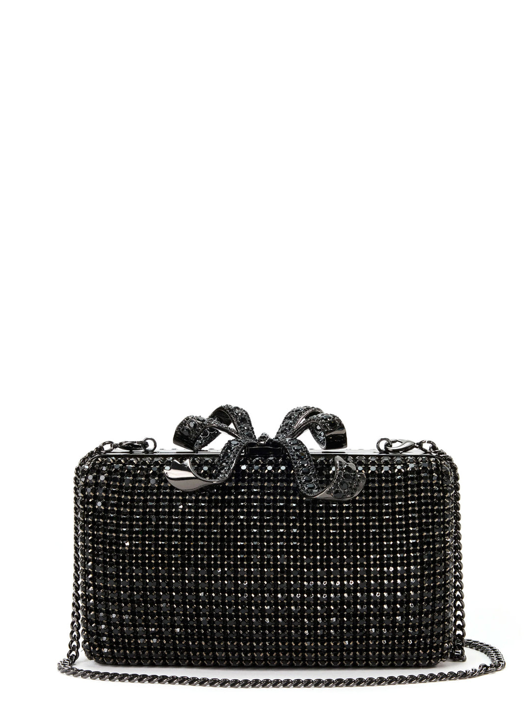 Clutch with rhinestones