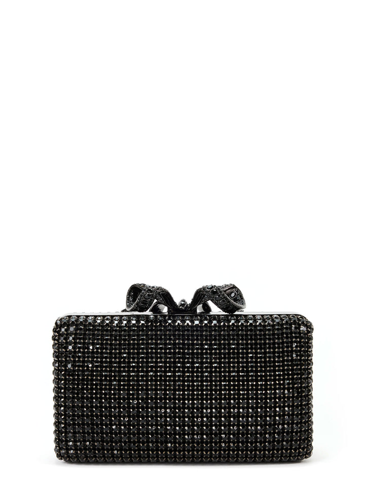 Clutch with rhinestones