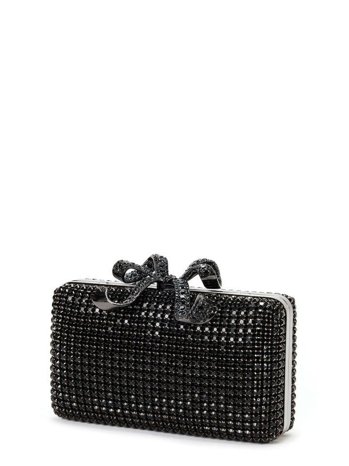 Clutch with rhinestones