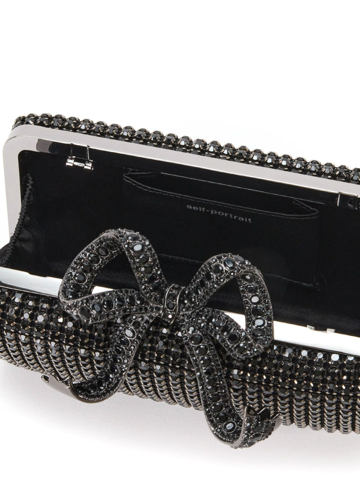 Clutch with rhinestones