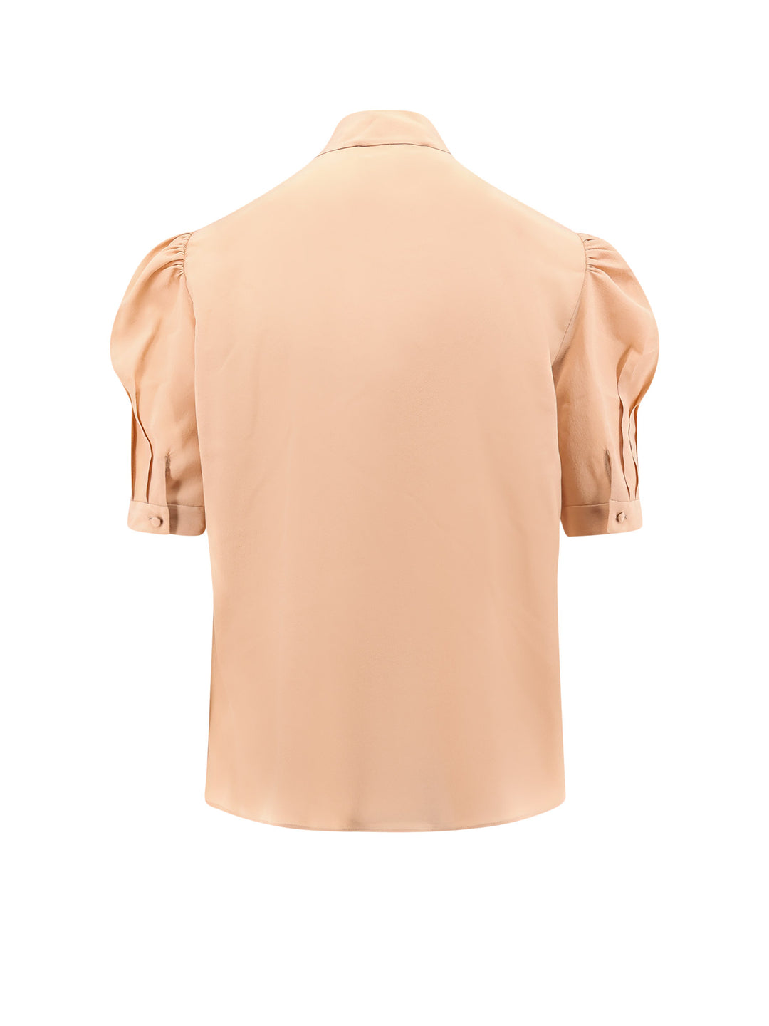 Lavallière crepe de Chine shirt