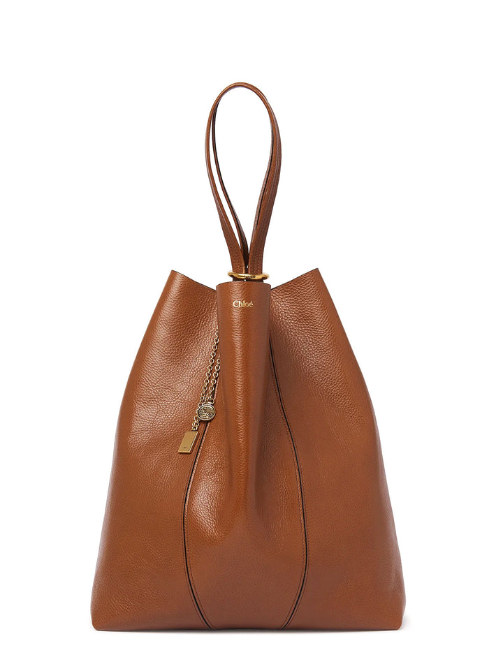 Chloé Spin leather shoulder bag