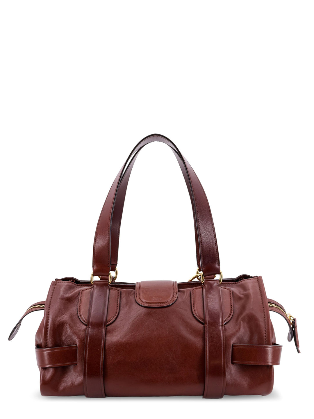 Kerala 25 leather handbag with maxi hook on the front