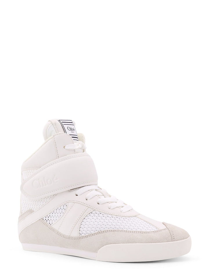 Chloé Kick recycled mesh, leather and suede