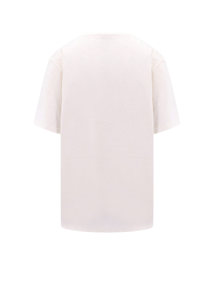 Organic cotton t-shirt with maxi Logo print