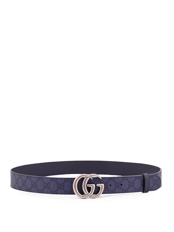 GG Supreme Fabric and leather belt