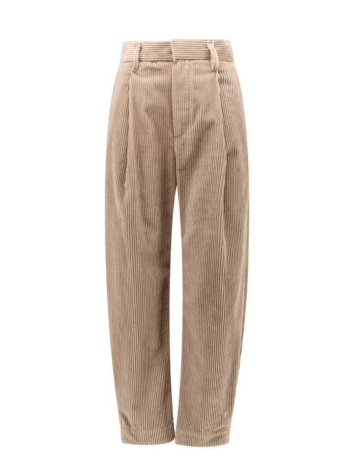 Corduroy trouser with pinces