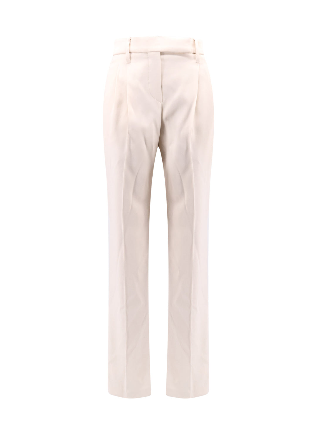 Cotton trouser with pinces and Monili detail