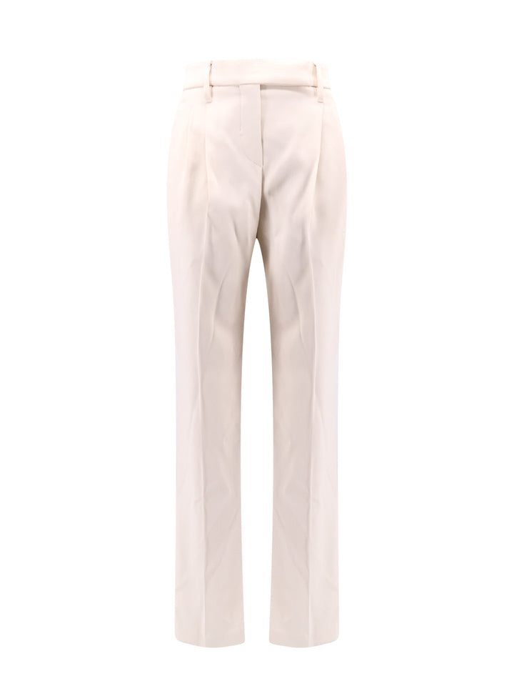 Cotton trouser with pinces and Monili detail