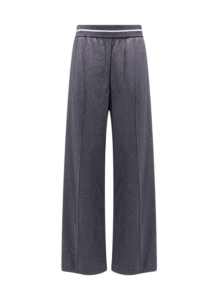 Jogging trouser with wide leg