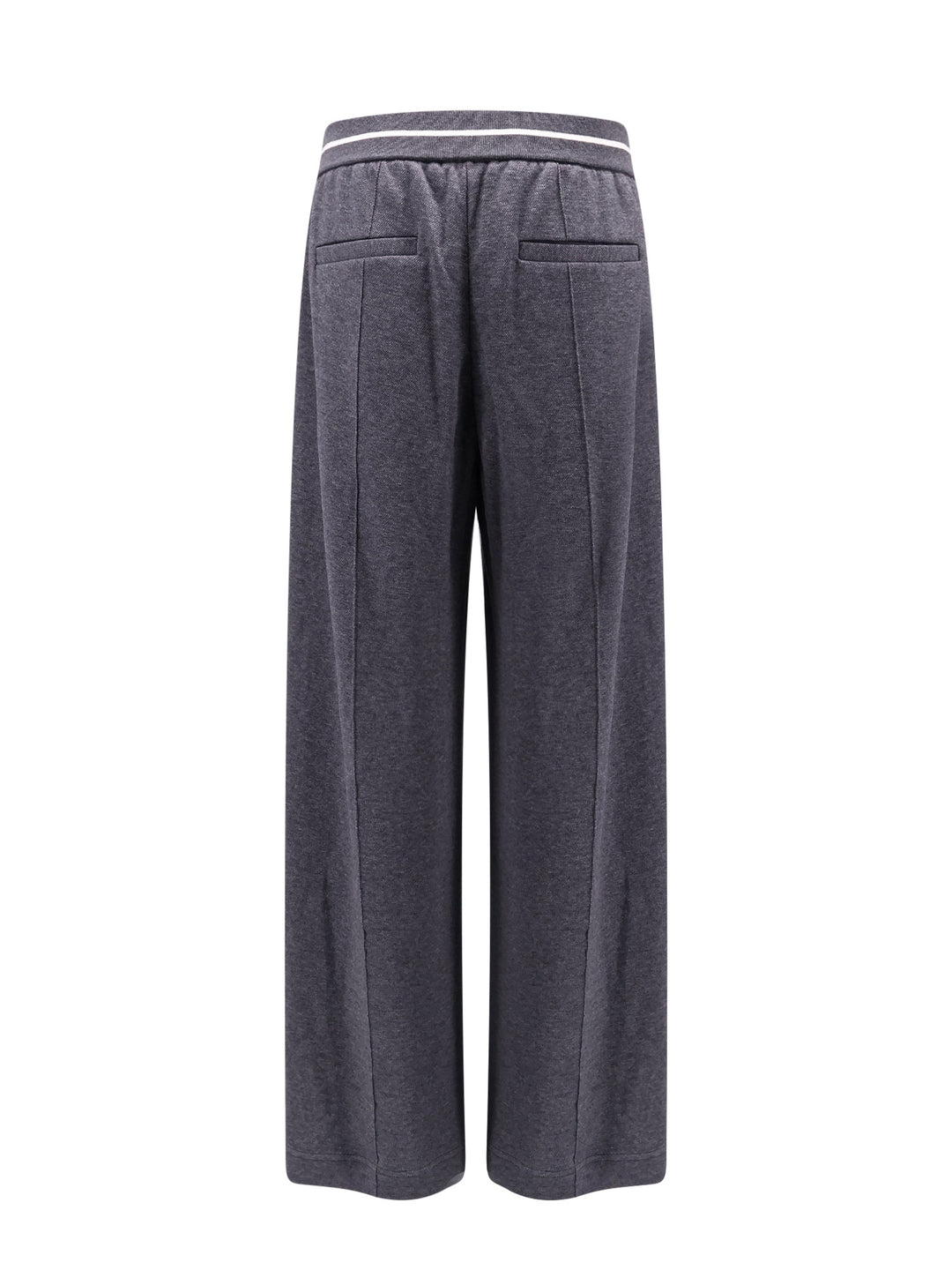 Jogging trouser with wide leg