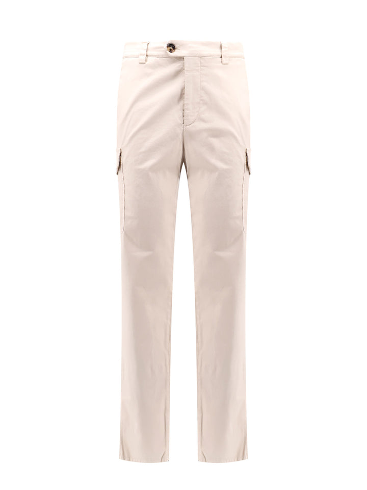 Cargo stretch cotton trouser