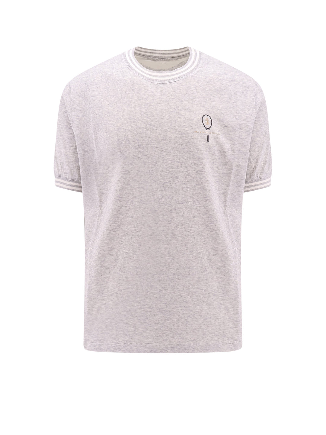 Cotton t-shirt with frontal logo