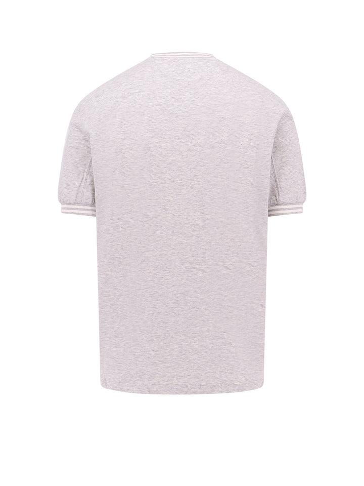 Cotton t-shirt with frontal logo